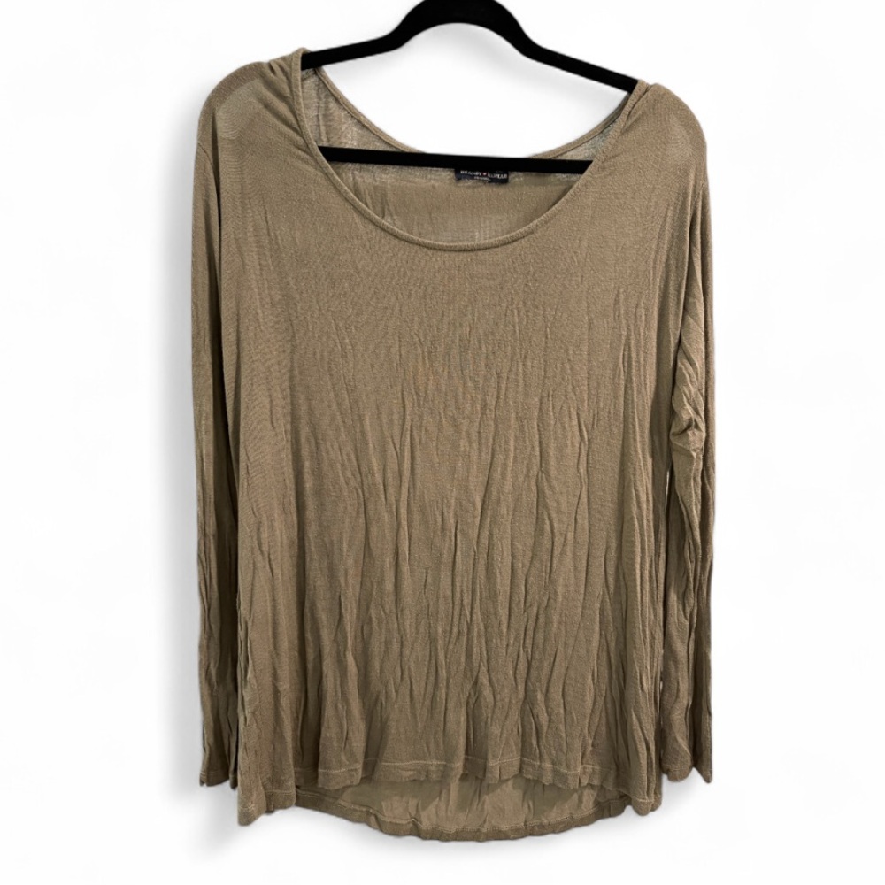 Brandy Melville Olive Green‎ Long Sleeve Shirt